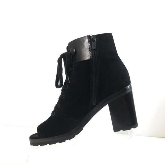 Frye 3478038 Women Suede Zip Lace Up Booties 8.5 M - Picture 2 of 13